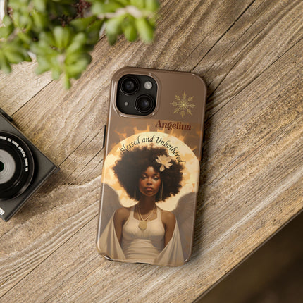 Blessed and Unbothered - iPhone Case - personalized
