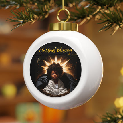 Christmas Blessings - ball ornament
