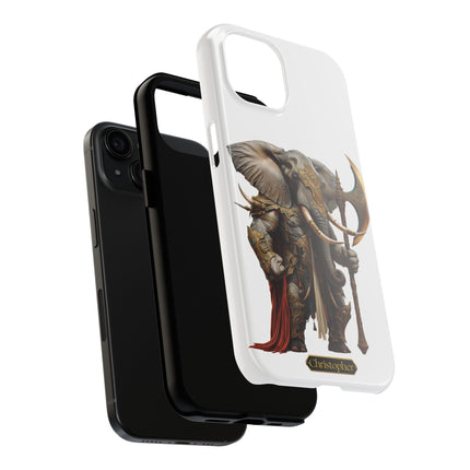 Rajah the Elephant – Guardian of the Golden Empire - iPhone Case