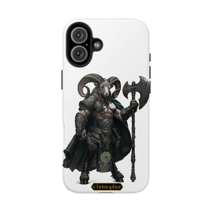 Caelan the Ram – Warden of the Clans - iPhone Case