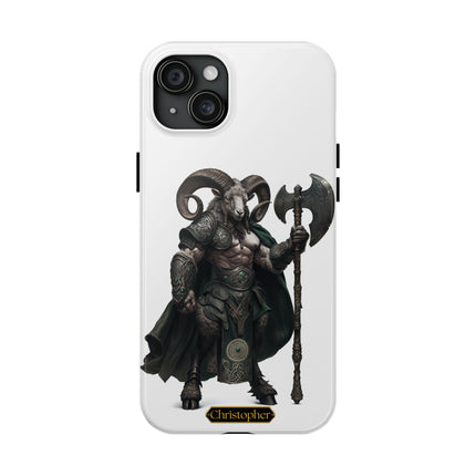 Caelan the Ram – Warden of the Clans - iPhone Case