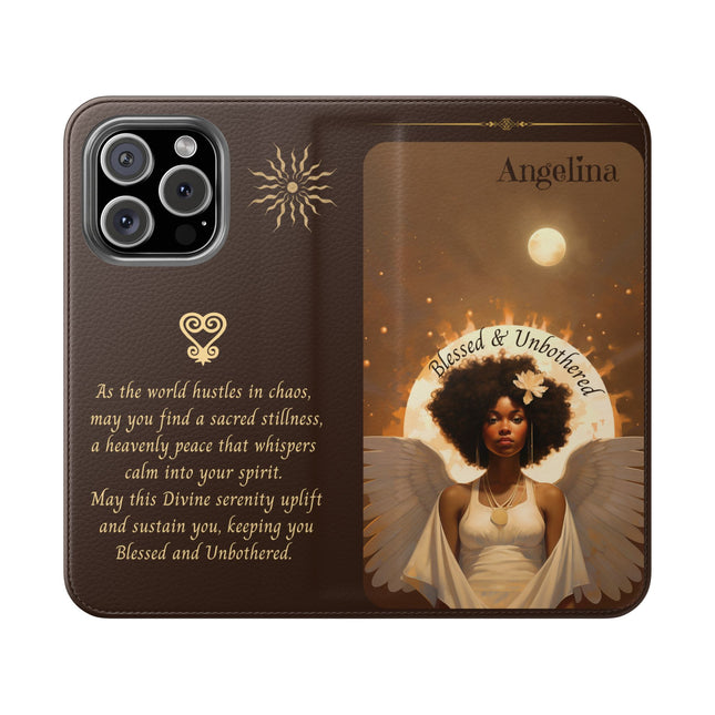 Blessed and Unbothered - iPhone Flip Case
