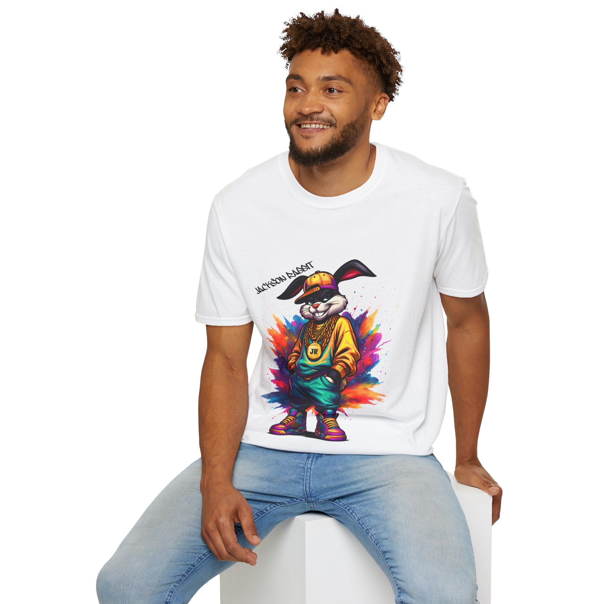 Jackson Rabbit Jackson Rabbit - Urban Safari Crew - adult T-Shirt – African American ...