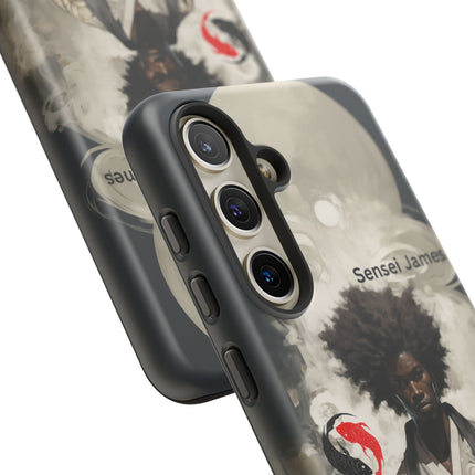 Black Samurai Warrior - Samsung Galaxy phone case - personalized