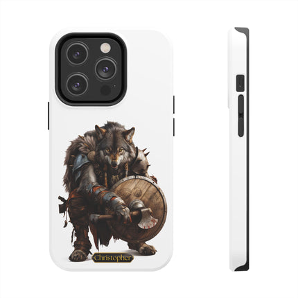 Ragnar the Wolf – Viking Berserker iPhone Case