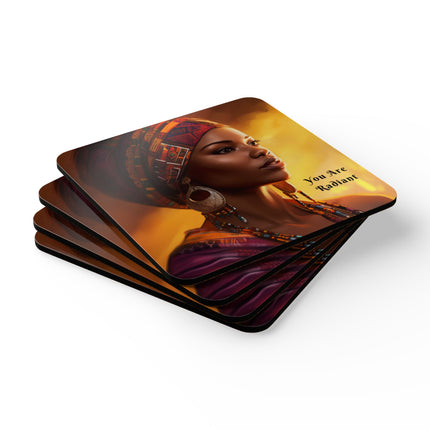 You Are Radiant - coaster set