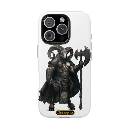 Caelan the Ram – Warden of the Clans - iPhone Case