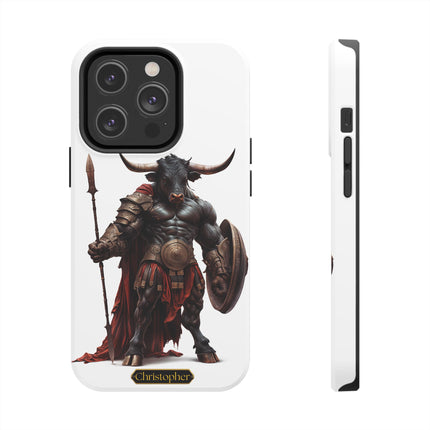Leonas the Bull – Shield of Sparta - iPhone Case