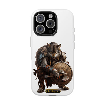 Ragnar the Wolf – Viking Berserker iPhone Case