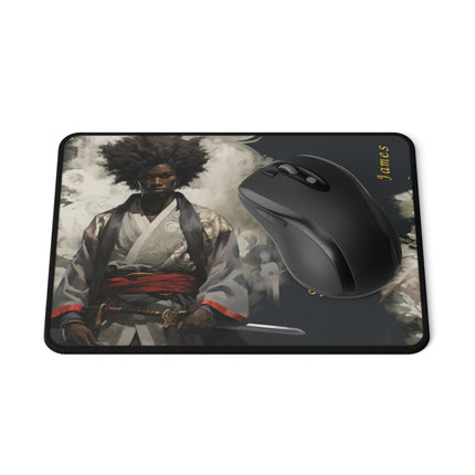 Black Samurai Warrior - mouse pad
