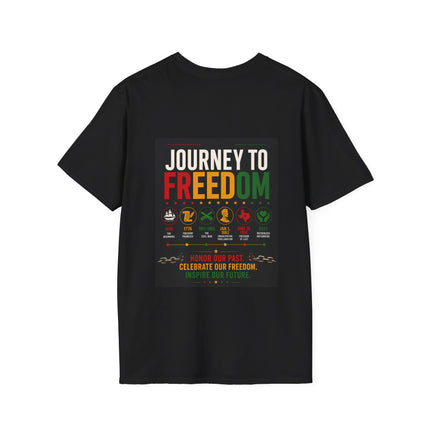 Journey To Freedom Juneteenth - T-shirt