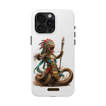 Xolotl the Cobra – Serpent of the Sun Temple - iPhone Case