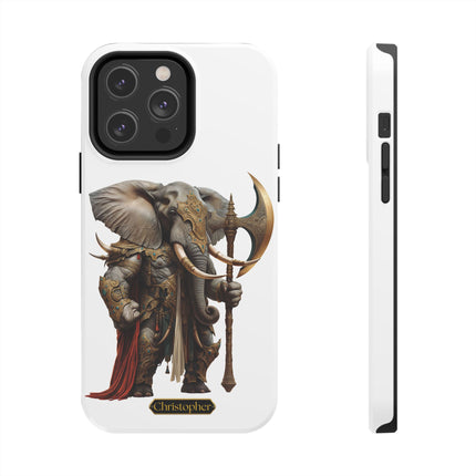 Rajah the Elephant – Guardian of the Golden Empire - iPhone Case