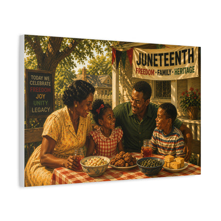 Juneteenth Americana - canvas print