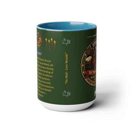 Six Triple Eight Postal Battalion - 15oz green mug
