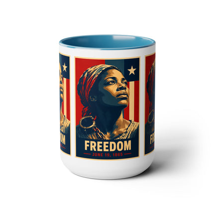 Juneteenth Freedom - 15oz Mug