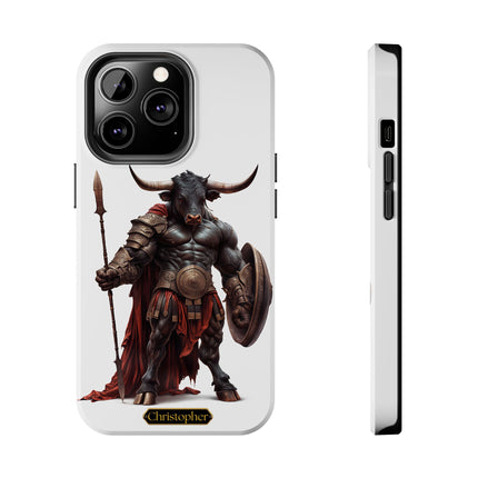 Leonas the Bull – Shield of Sparta - iPhone Case