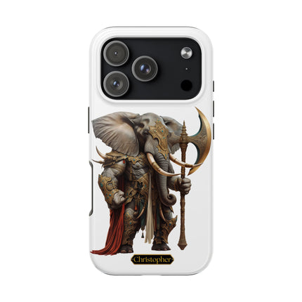 Rajah the Elephant – Guardian of the Golden Empire - iPhone Case