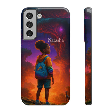 Limitless Wonder - Girl - Samsung Galaxy phone case - personalized