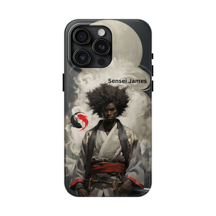 Black Samurai Warrior - iPhone Case - personalized