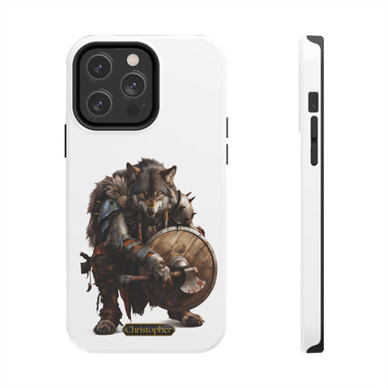 Ragnar the Wolf – Viking Berserker iPhone Case
