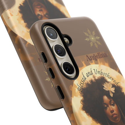 Blessed and Unbothered - Samsung Galaxy phone case - personalized
