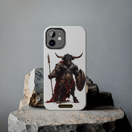 Leonas the Bull – Shield of Sparta - iPhone Case