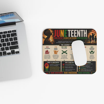 Juneteenth Infographic Mouse Pad