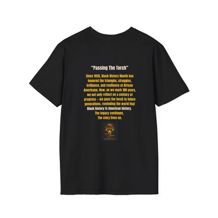 Passing The Torch - T-shirt - Black History Month 100 Year Anniv