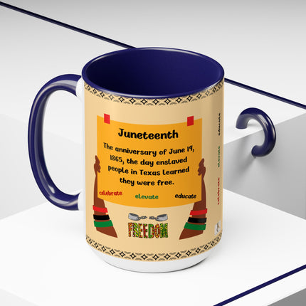 Celebrate Freedom Juneteenth - 15oz mug