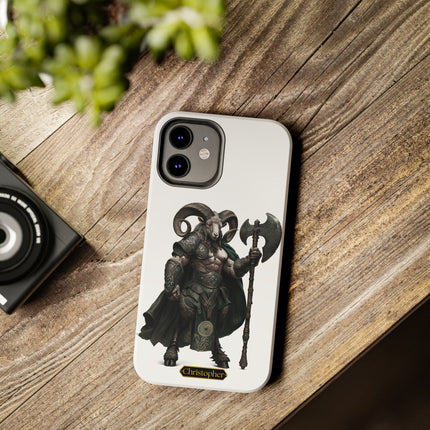 Caelan the Ram – Warden of the Clans - iPhone Case