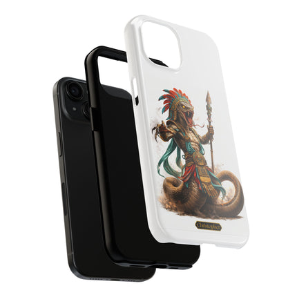 Xolotl the Cobra – Serpent of the Sun Temple - iPhone Case