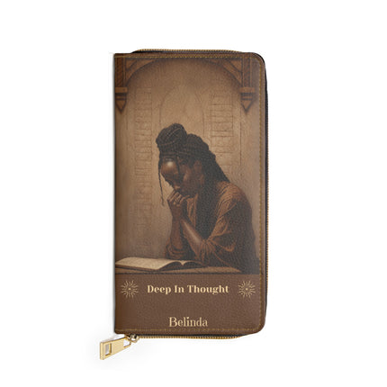 Deep In Thought - personalized wallet