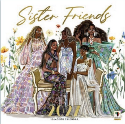 Sister Friends 2027 Wall Calendar
