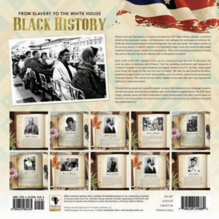 Black History 2027 Wall Calendar