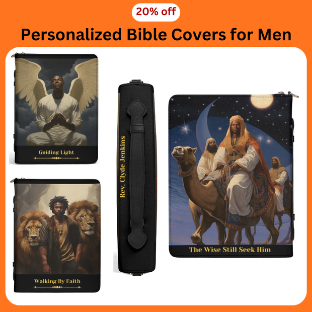 Personalized Bible Covers for Men