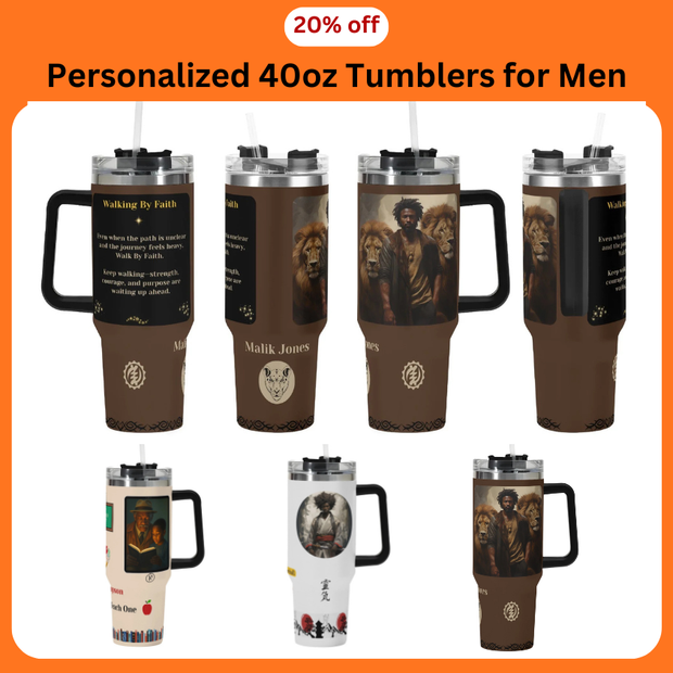 Personalized 40oz Tumblers for Men