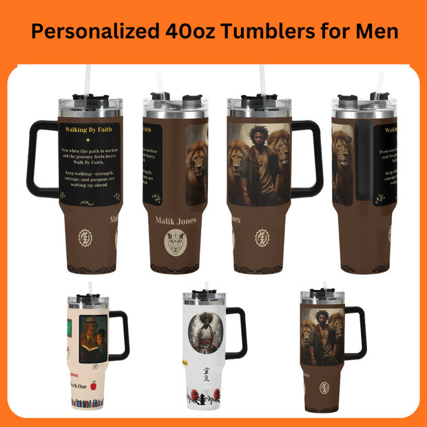 Personalized 40oz Tumblers for Men