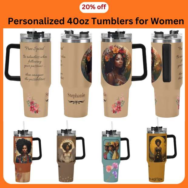 Personalized 40oz Tumblers for Women
