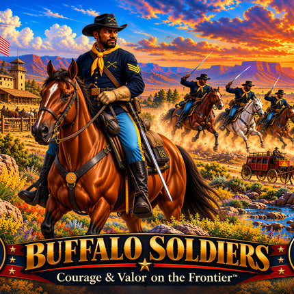 Buffalo Soldiers – Courage & Valor On The Frontier - 1000-Piece Jigsaw Puzzle