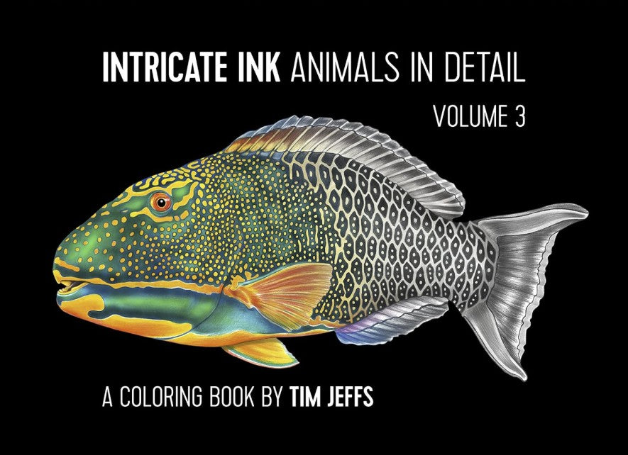 Deep Ink Color Book Intricate Ink - Coloring Book - Animals in Detail 3 – African American ...