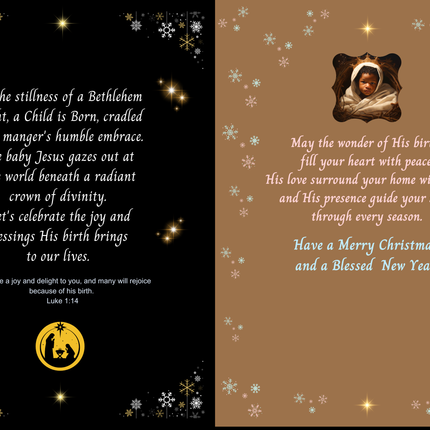 A Child Is Born - Christmas Cards