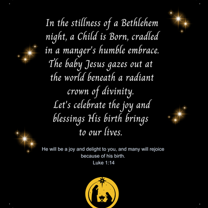 A Child Is Born - Christmas Cards