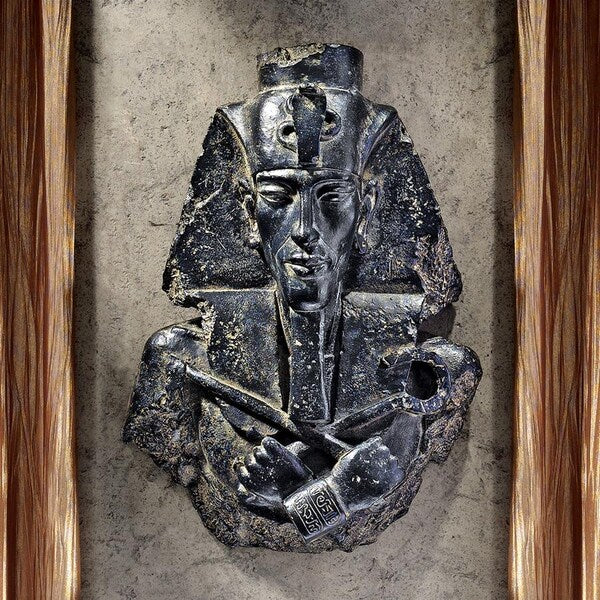 Egyptian Pharaoh Akhenaten Wall Sculpture