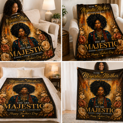 You Are Majestic - plush blanket