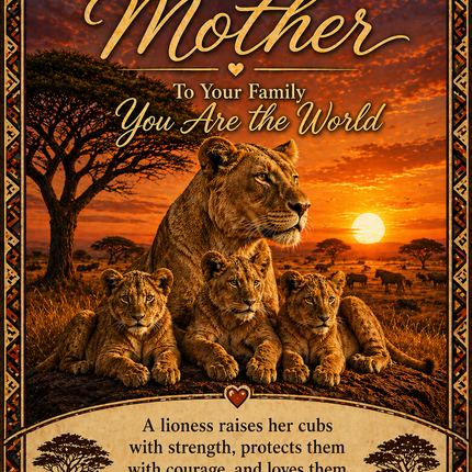 A Mother's Strength - plush blanket