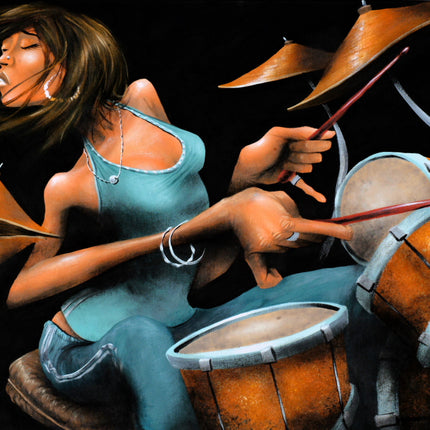 Lola Beats - print by David Garibaldi