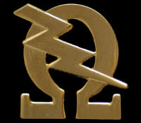 Omega Bolt Lapel Pin