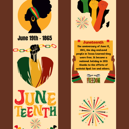 Juneteenth Celebration Bookmark