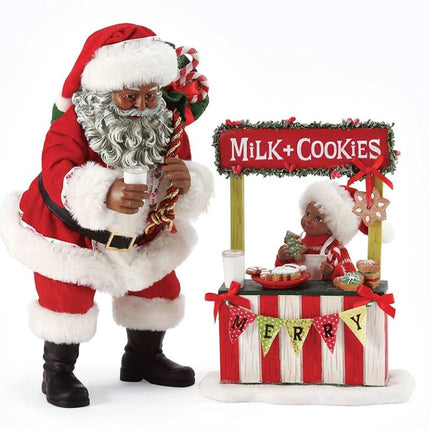 Merry Bake Sale - African American Santa figurine